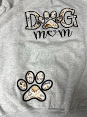 Dog Mom Crewneck Sweatshirt