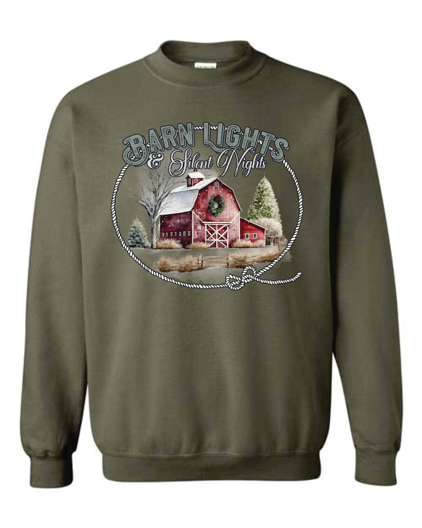 Barn Lights Hooded and Crewnwck Sweatshirt