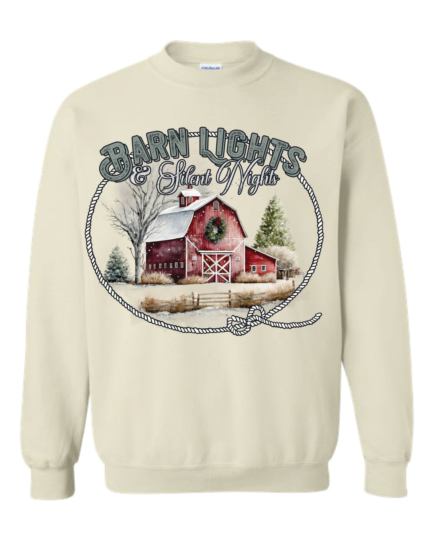 Barn Lights Hooded and Crewnwck Sweatshirt