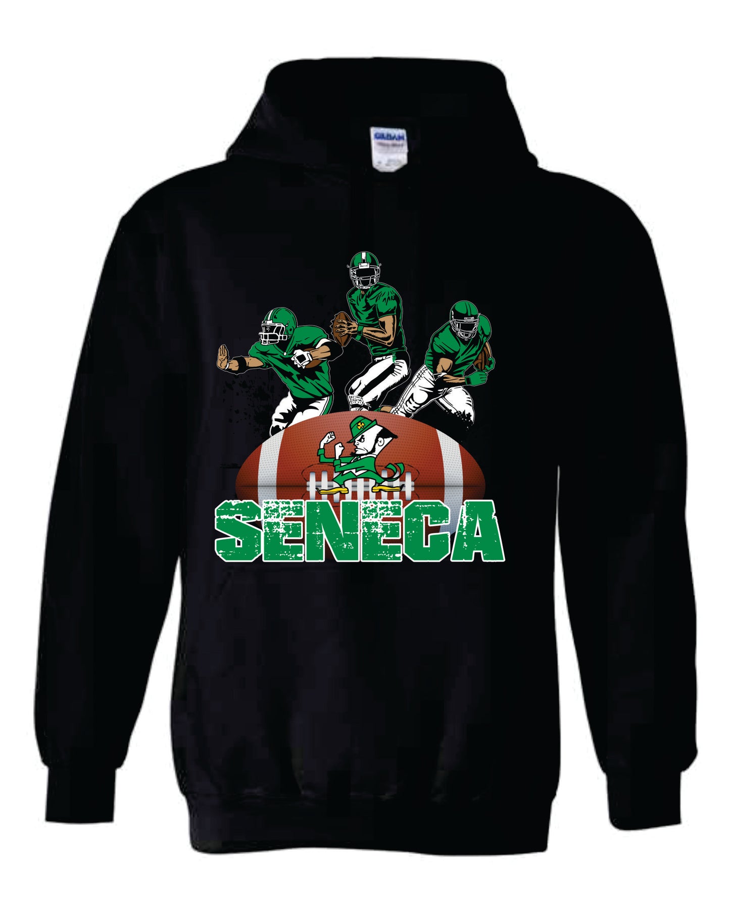 Football Player Hooded Sweatshirt