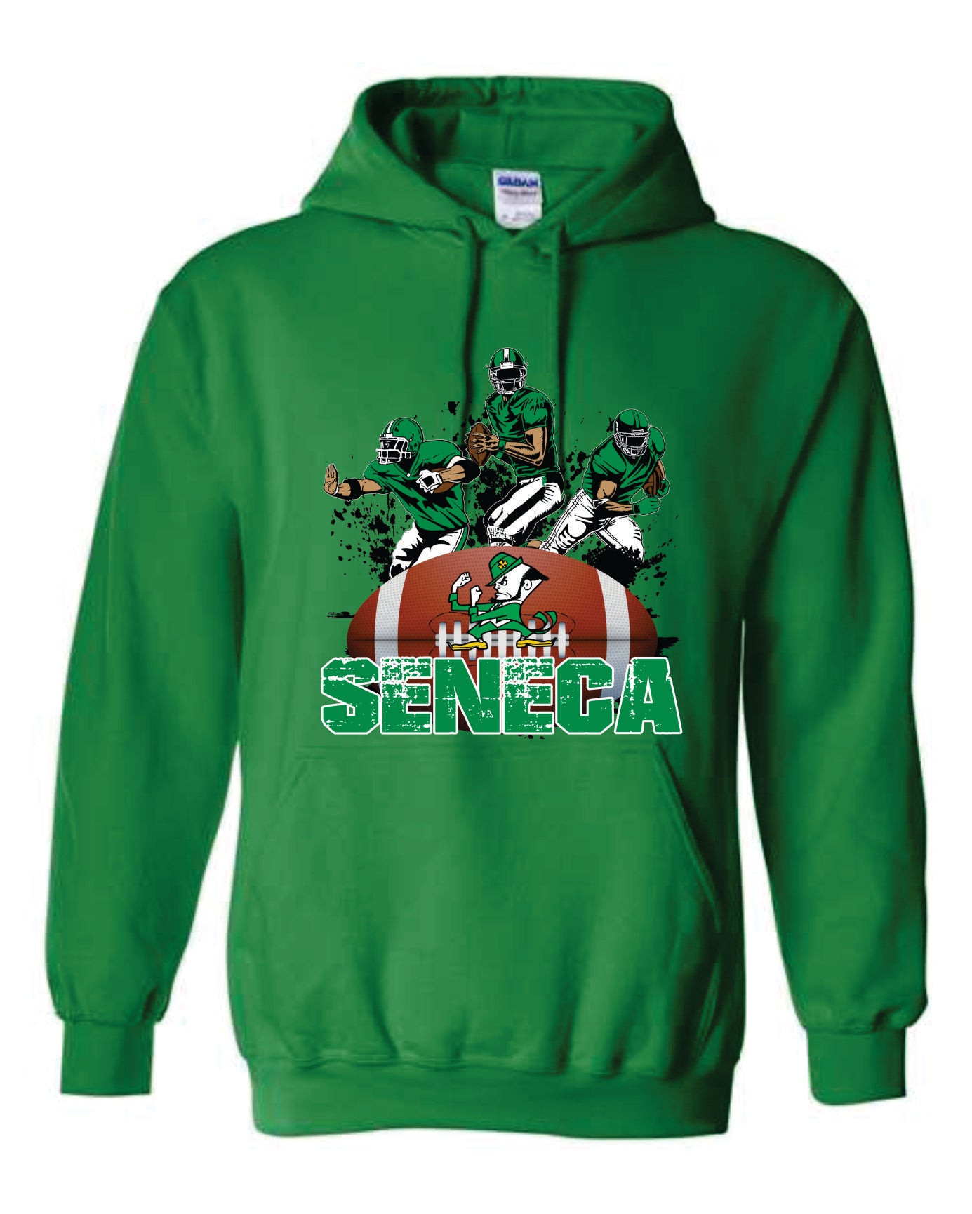 Football Player Hooded Sweatshirt