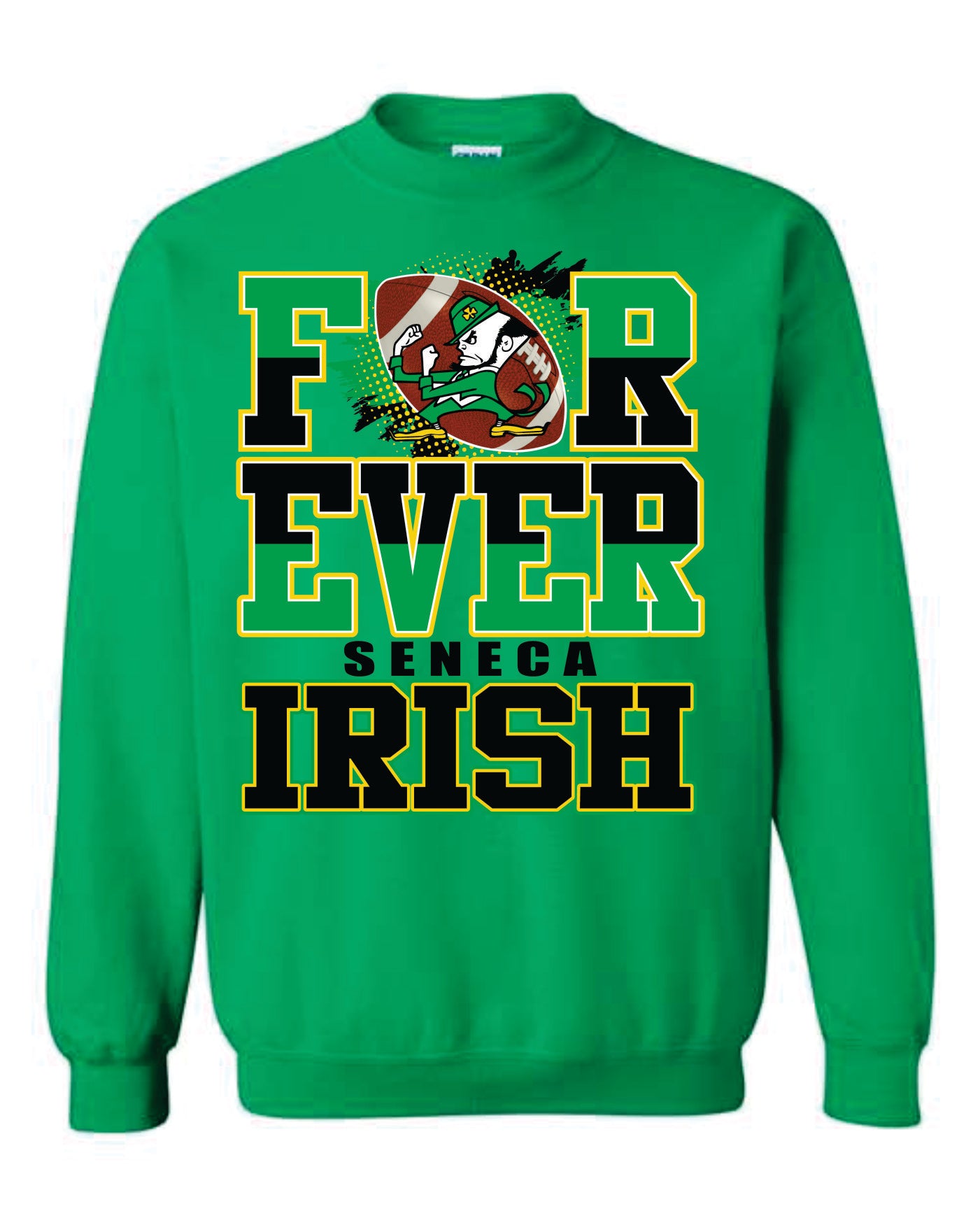 Football Forever Irish Crewneck Sweatshirt