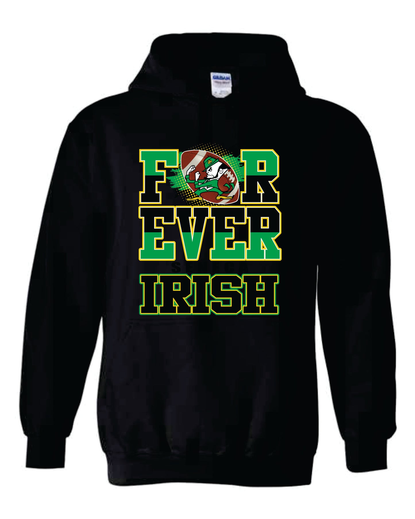 Football Forever Irish Hooded Sweatshirt