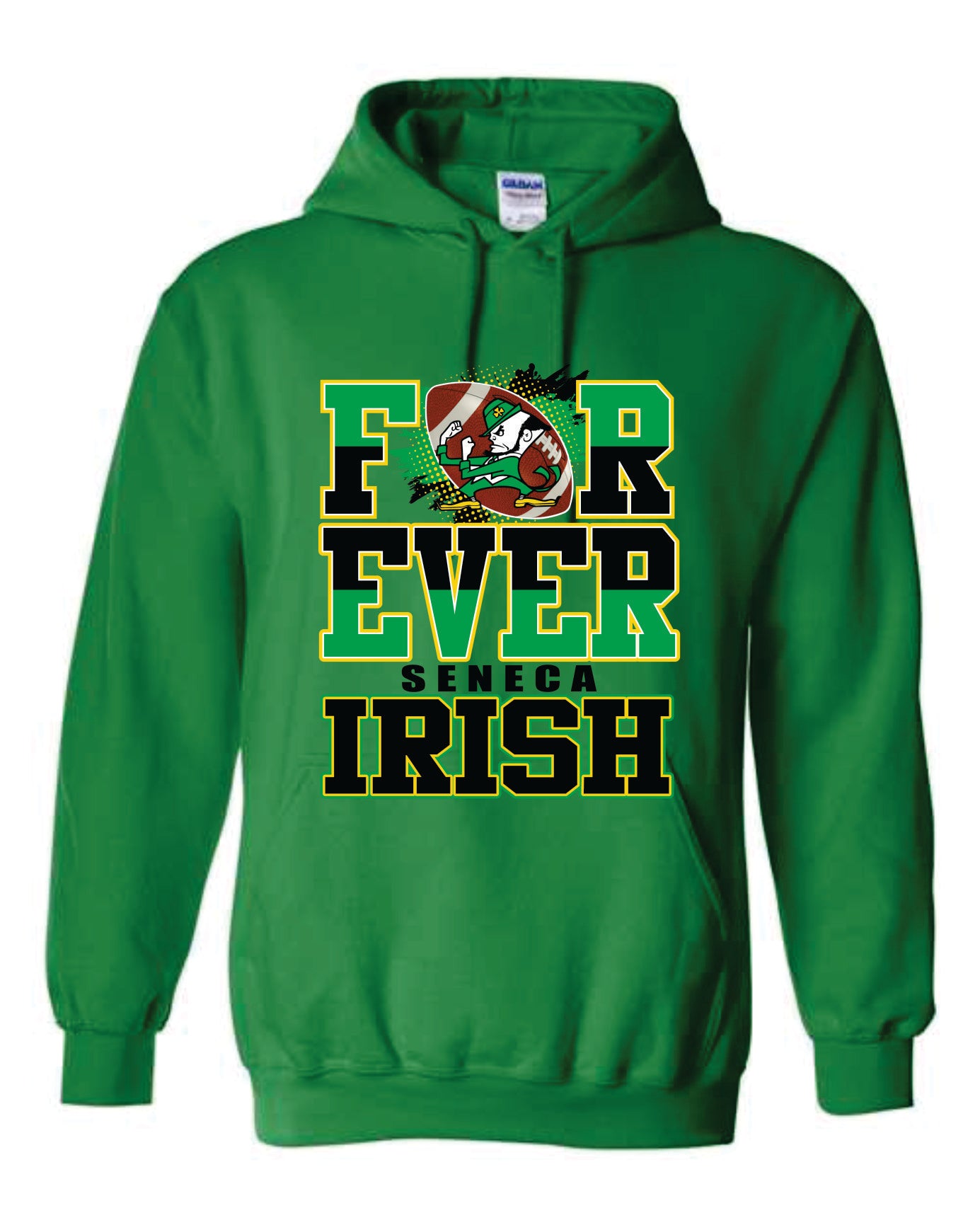 Football Forever Irish Hooded Sweatshirt