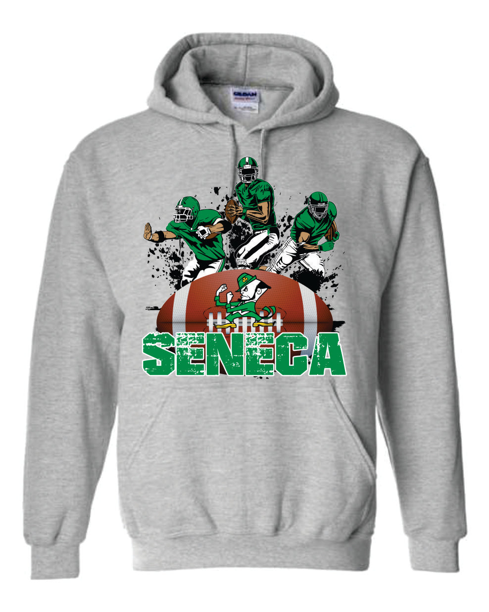 Football Player Hooded Sweatshirt