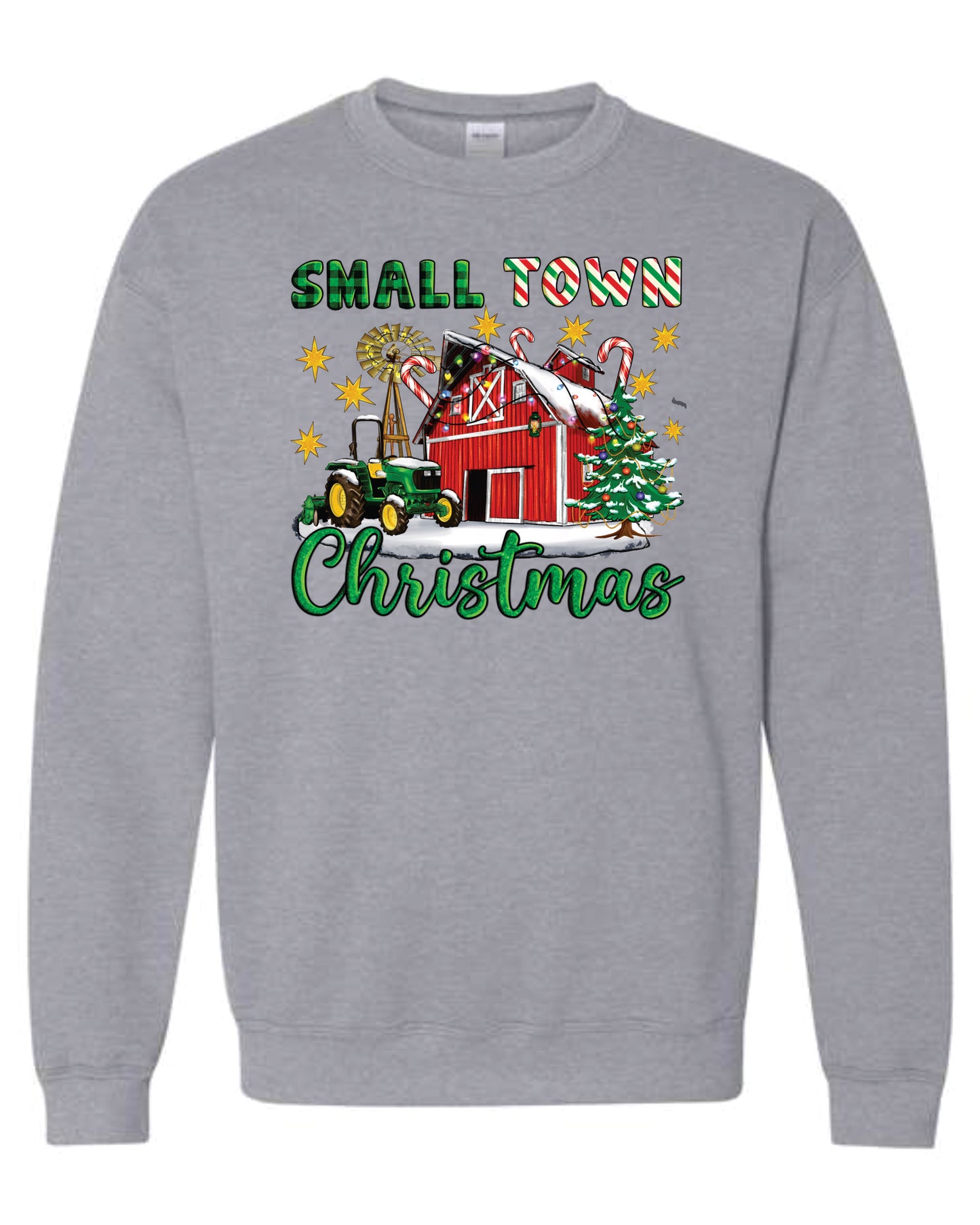 Small Town Christmas Hooded and Crewneck Sweatshirt