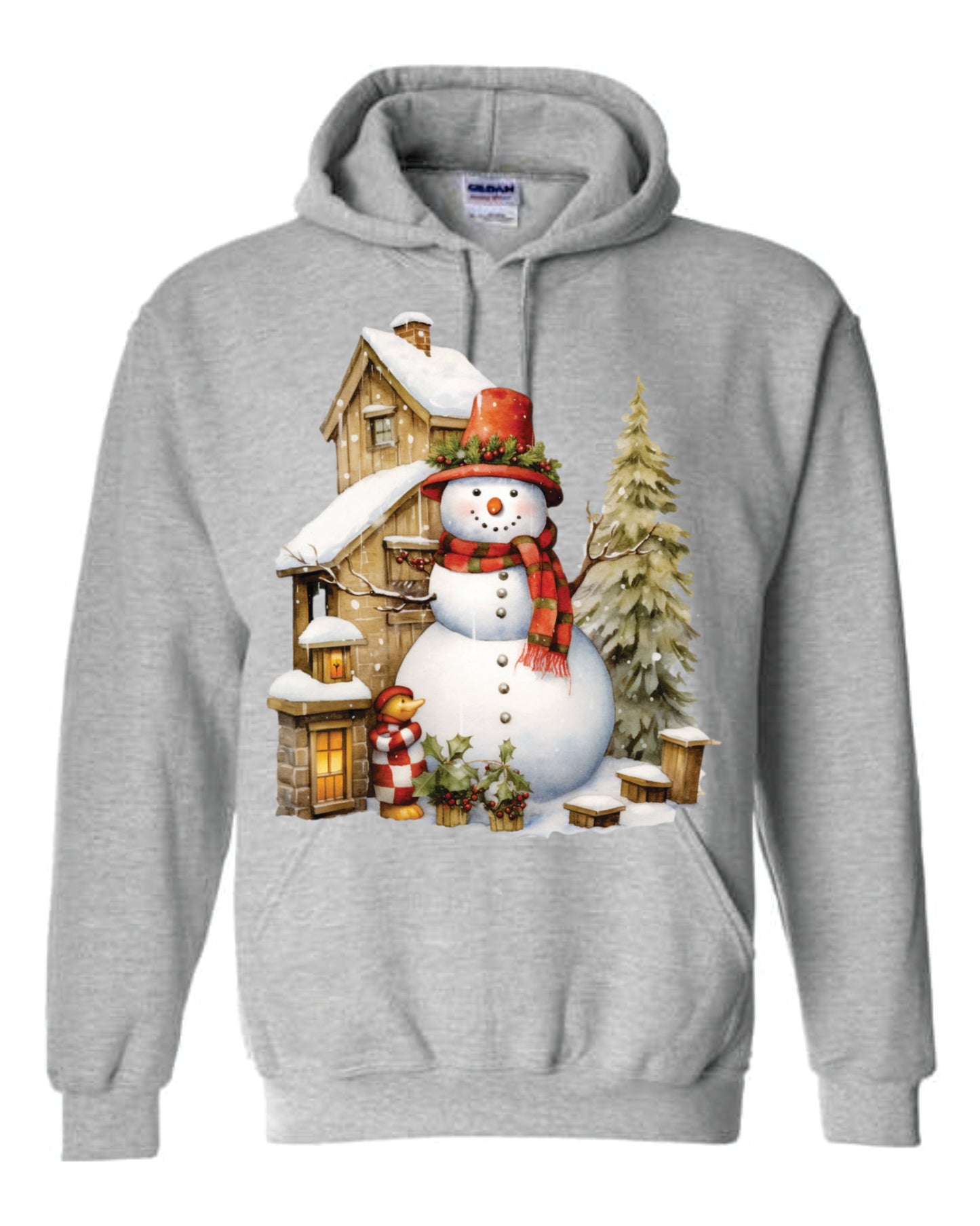 Snowman1 Crewneck and Hooded Sweatshirt