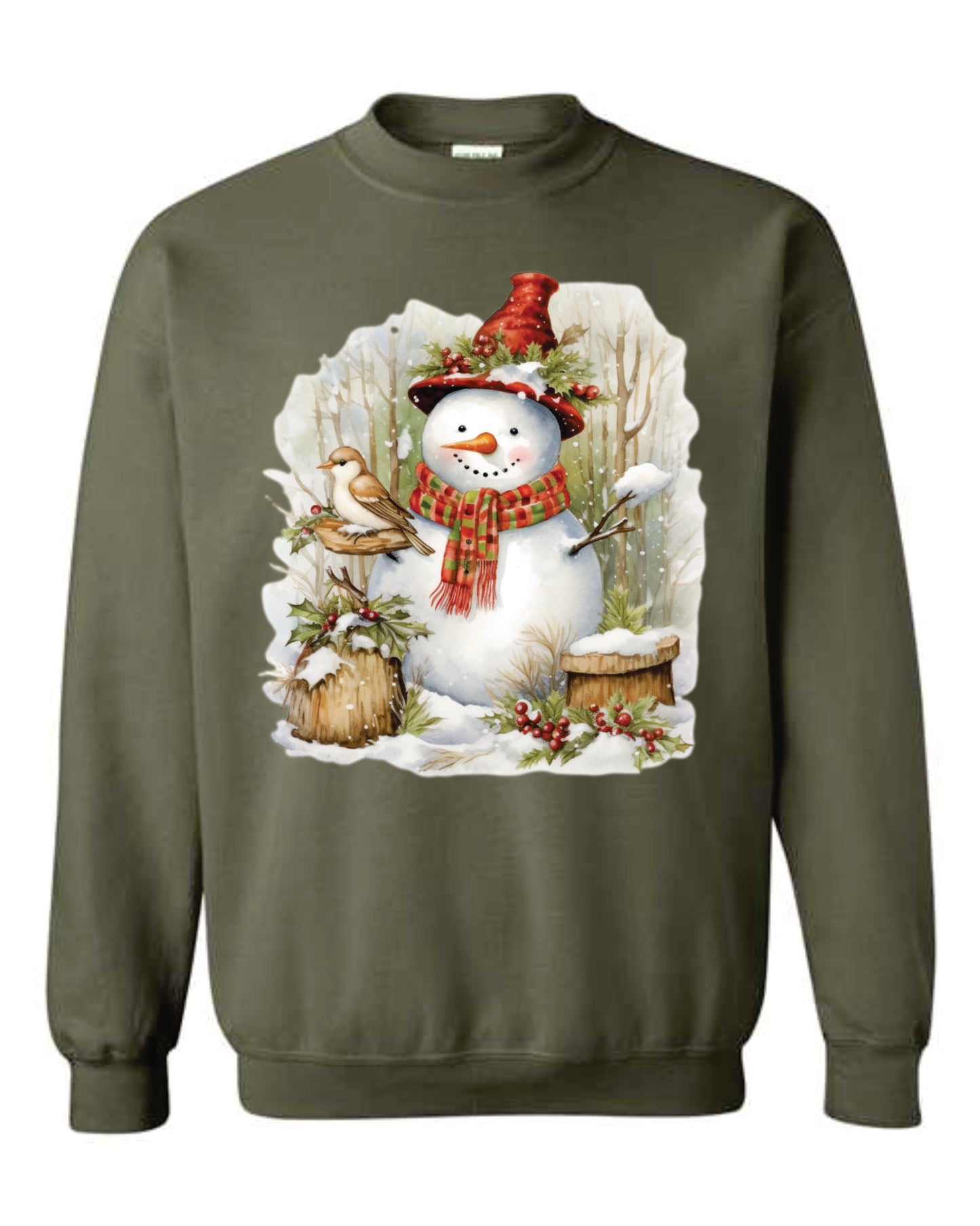 Snowman4 Hooded and Crewneck Sweatshirt