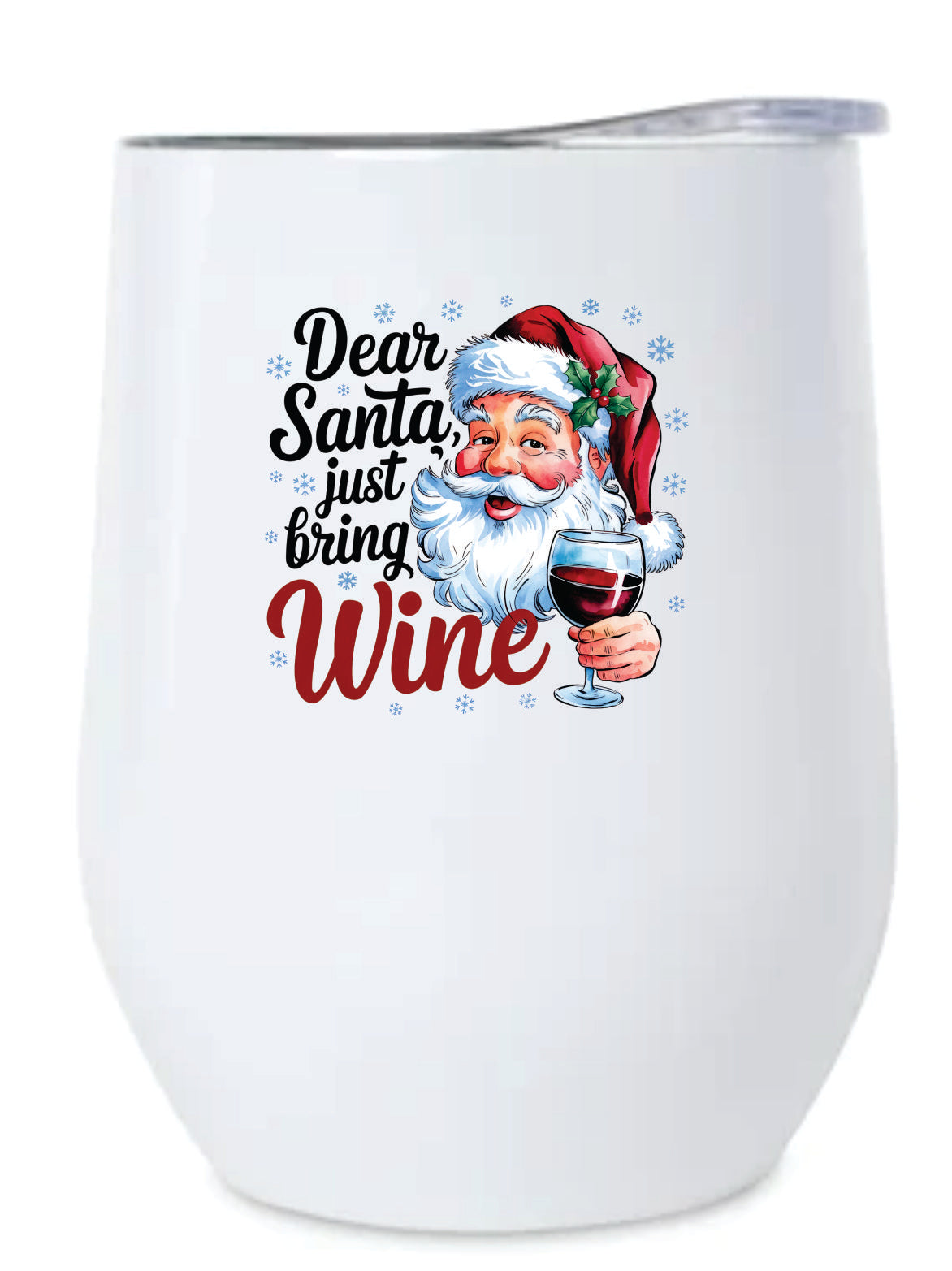 12 ounce wine tumbler the more wine the more merry